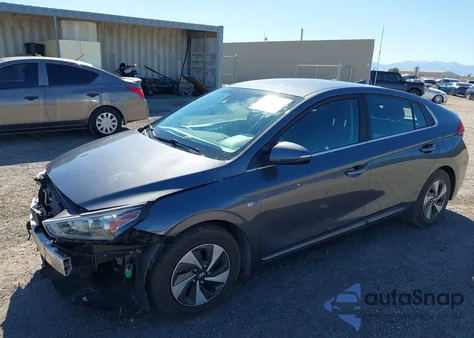 2019 Hyundai Ioniq Hybrid Sel из США, поврежденный, VIN KMHC75LC6KU111770